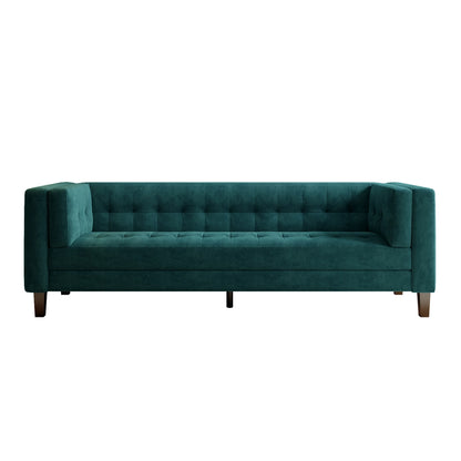 3-Seater Sofa, Upholstered Tufted Couch