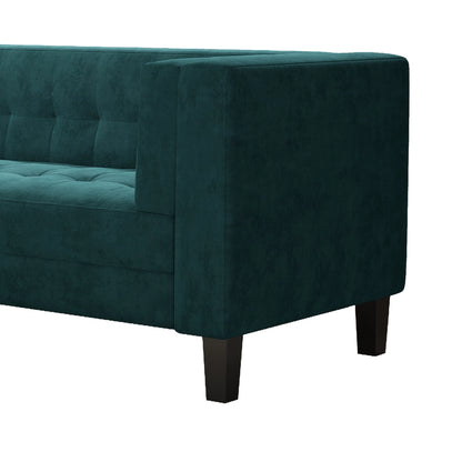 3-Seater Sofa, Upholstered Tufted Couch