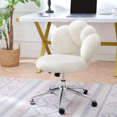 Cozy Swirl Sherpa Home Office Chair